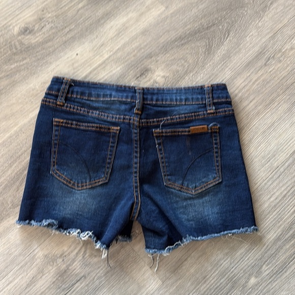 🏴 Joes jeans blue denim shorts size 12 girls - Picture 7 of 7